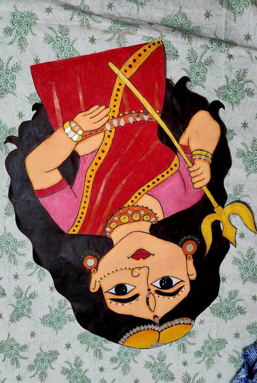 Durga Maa painting